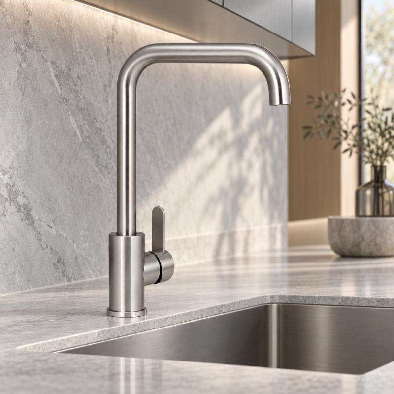 Aquanello Forma  RVS Eenhendel Keukenmengkraan SS-1001-FM